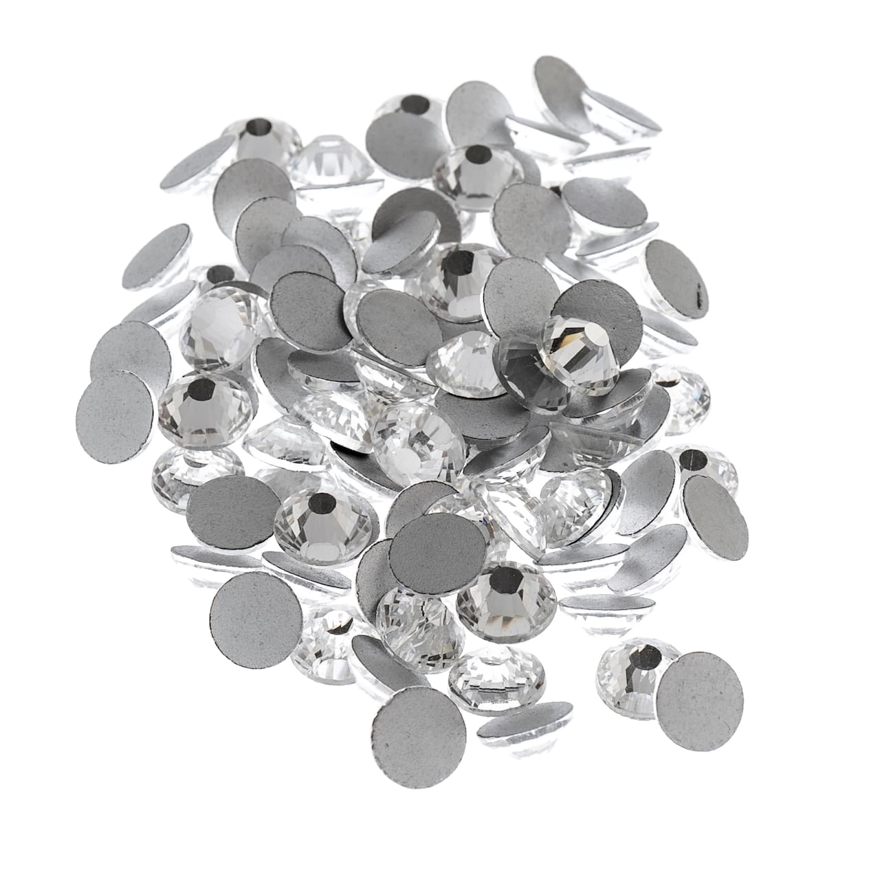 12 Pack: Crystal SS30 Glass Flatback Rhinestones by Bead Landing™